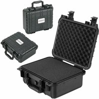 Kamerakoffer Transportkoffer Schutzkoffer mit Würfelschaum 15L - Schwarz - Arebos von AREBOS