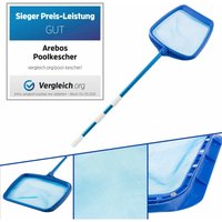 Arebos - Poolkescher Laubkescher Oberflächenkescher Kescher mit Teleskopstange Arebos - Poolkescher Laubkescher Oberflächenkescher Kescher mit Teleskopstange von AREBOS