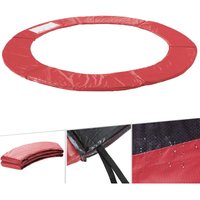Arebos - Randabdeckung Trampolin Randschutz Umrandung 183 cm Rot 28 cm Breite von AREBOS