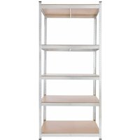 Arebos - Schwerlastregal 90 x 45 x 200 cm 1000 kg Kellerregal Steckregal verzinkt Arebos - Schwerlastregal 90 x 45 x 200 cm 1000 kg Kellerregal Steckregal verzinkt von AREBOS