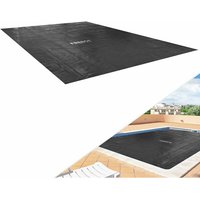 Wärmeplane Solarfolie Solarplane Solarheizung Pool Heizung 120mic schwarz 2,6 x 1,6 m - schwarz - Arebos von AREBOS