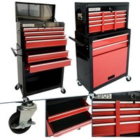 Arebos - Werkstattwagen Werkzeugwagen Rollwagen Werkzeugkiste Toolbox 9 Fächer Arebos - Werkstattwagen Werkzeugwagen Rollwagen Werkzeugkiste Toolbox 9 Fächer von AREBOS