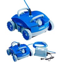 Automatischer Poolroboter Poolrunner für Pools bis max. 50 m³ Poolsauger Bodenreiniger 2 Reinigungsmodi - blau - Arebos von AREBOS