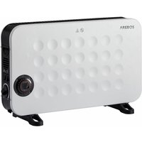 Arebos - Tragbarer Konvektor 2000 w Heizgerät Heizkörper Heizung Elektro Heizer weiss von AREBOS
