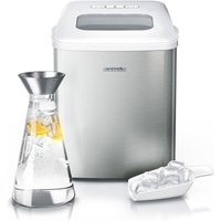 Arendo Eiswürfelmaschine 120 Watt mit 1,5 Liter Wassertank Eiswürfelbereiter, Ice Cube Maker, Eiswürfel in 8 - 9 Minuten, 10 - 12 kg / 24 h, leise von ARENDO