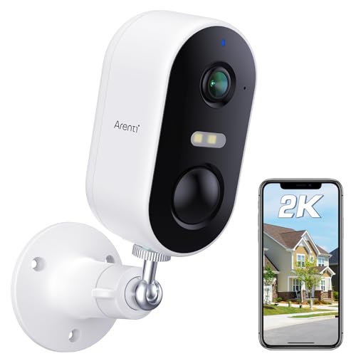 ARENTI 2K/3MP Überwachungskamera Aussen Akku IP Kamera, WLAN Kamera Überwachung Aussen, Nachtsicht, 2-Wege-Audio, IP65 Wasserdicht, Bewegungserkennung Home Security Camera ARENTI 2K/3MP Überwachungskamera Aussen Akku IP Kamera, WLAN Kamera Überwachung Aussen, Nachtsicht, 2-Wege-Audio, IP65 Wasserdicht, Bewegungserkennung Home Security Camera von ARENTI