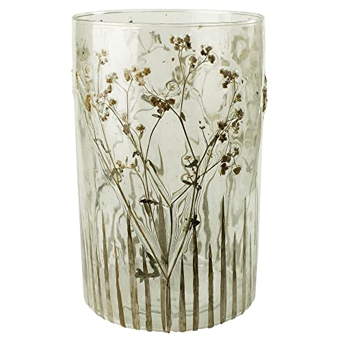 HomArt Kerzenhalter, emailliert, Glas, 20,3 cm hoch von AREOhome