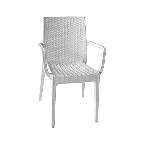 Areta ARE052 Stuhl mit Armlehnen, Modell Dafne, 55 x 54 x 85 cm von Vacchetti Giuseppe