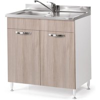 Küchenspüle Ulme 2 Türen Cm 80x50xH 85 von ARGONAUTA