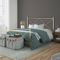 Alba Doppelbett aus Eisen mit elfenbeinfarbenem Fußteil Alba Doppelbett aus Eisen mit elfenbeinfarbenem Fußteil von ARGONAUTA