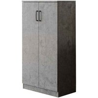 Mehrzweck-Schuhschrank Zementgrau Melaminholz 2 Türen H130x71x38 Mehrzweck-Schuhschrank Zementgrau Melaminholz 2 Türen H130x71x38 von ARGONAUTA