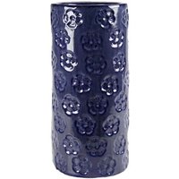 Schirmständer aus Keramik blau Blumen Design cm 50 h von IPERBRIKO