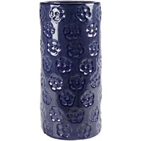 Schirmständer aus Keramik blau Blumen Design cm 50 h von ARGONAUTA