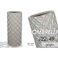 Schirmständer im grauen Keramikdesign cm 22 x 49 h von ARGONAUTA