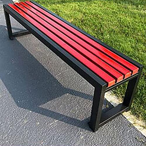 ARHAMS Gartenbänke for Draußen, Gartenbank Wetterfest, Parkbank Aus Metall, Gusseisen, Außenbänke, Veranda, Gartenmöbel for Terrasse, Park, Rasen, Hof (Color : H, Size : 100CM) von ARHAMS