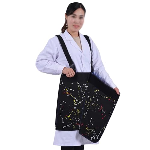 Bleischürze Röntgenschutzblei-Halbschürze For Labore, 0,5 Mmpb Erwachsene Unisex Verstellbare Schultergurte Und Schwarzer Bleirock In Der Taille von ARHEORMUH