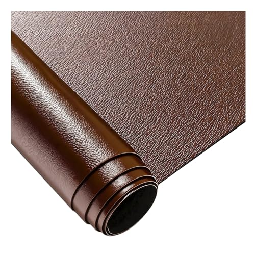 Kunstleder Selbstklebend Brauner Selbstklebender Reparaturflicken Aus Kunstleder, Reparaturset Aus Vinyl-PU-Leder For Möbel, Sofas, Autositze, Stühle(500x90cm) von ARHEORMUH
