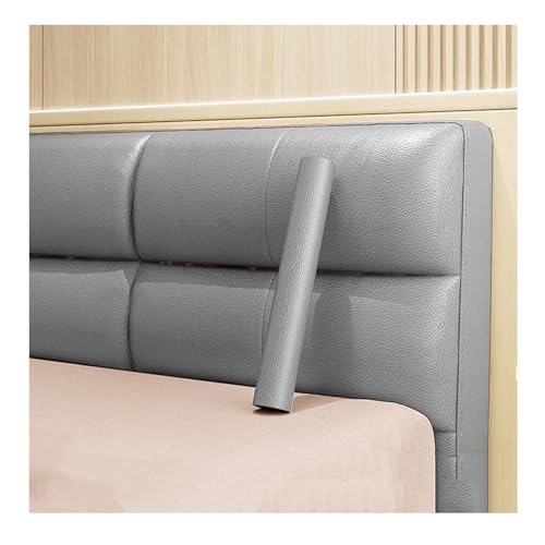 Kunstleder Selbstklebend Graue Leder Reparatur Patch Für Bett, Große Selbstkleber Refinisher Cuttable Tape Patches Kit Für Couch Autositze Möbel(200x50cm) von ARHEORMUH