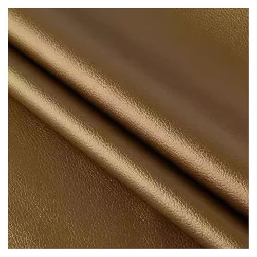 Kunstleder Selbstklebend Leder Reparatur Patch 50x137cm, Selbstklebendes Realistisches Leder Reparatur Tape Für Möbel Restaurierung Heimkort DIY(Copper gold) von ARHEORMUH