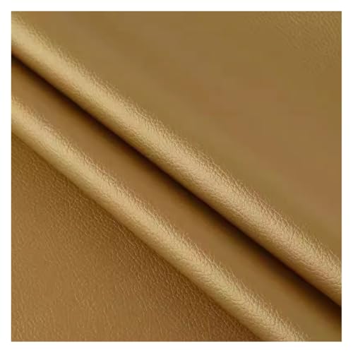 Kunstleder Selbstklebend Leder Reparatur Patch 50x137cm, Selbstklebendes Realistisches Leder Reparatur Tape Für Möbel Restaurierung Heimkort DIY(Gold) von ARHEORMUH