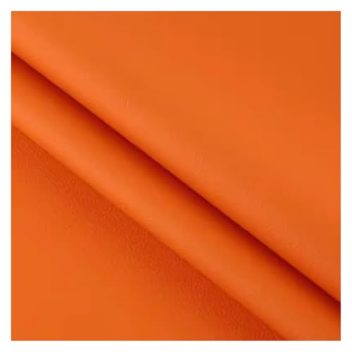 Kunstleder Selbstklebend Leder Reparatur Patch 50x137cm, Selbstklebendes Realistisches Leder Reparatur Tape Für Möbel Restaurierung Heimkort DIY(Orange) von ARHEORMUH