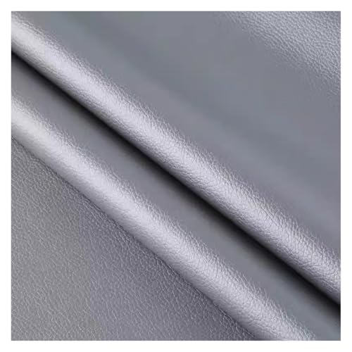 Kunstleder Selbstklebend Leder Reparatur Patch 50x137cm, Selbstklebendes Realistisches Leder Reparatur Tape Für Möbel Restaurierung Heimkort DIY(Silver) von ARHEORMUH