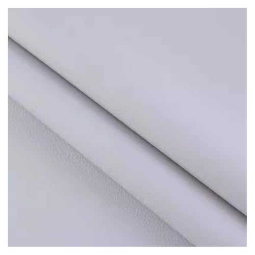 Kunstleder Selbstklebend Leder Reparatur Patch 50x137cm, Selbstklebendes Realistisches Leder Reparatur Tape Für Möbel Restaurierung Heimkort DIY(White) von ARHEORMUH