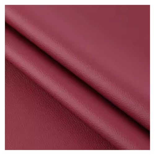 Kunstleder Selbstklebend Leder Reparatur Patch 50x137cm, Selbstklebendes Realistisches Leder Reparatur Tape Für Möbel Restaurierung Heimkort DIY(Winered) von ARHEORMUH