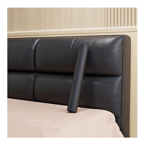 Kunstleder Selbstklebend Leder Reparatur Patch Für Möbel Bettseite, Schwarz Selbstklebende Cuttable Vinyl Tape Patches Kit Für Couch Autositze Sofa(500x90cm) von ARHEORMUH