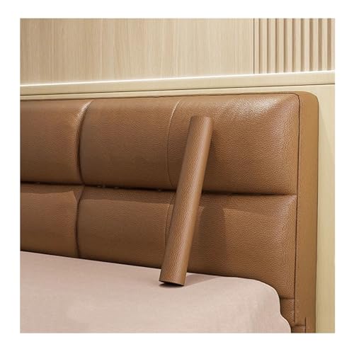 Kunstleder Selbstklebend Leder Reparatur Patch Für Möbel Nacht, Licht Kaffee Große Selbstklebende Cuttable Vinyl Tape Patches Kit Für Couch Autositze Sofa(500x50cm) von ARHEORMUH