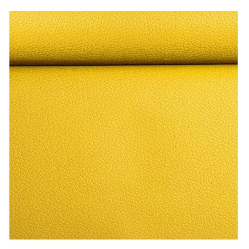 Kunstleder Selbstklebend Lederflicken For Möbel, 138 X 50 Cm, Selbstklebender Leder-Reparaturflicken For Autositz, Couch, Sofa, Bootssitz, Stuhl, Handtasche(Yellow) von ARHEORMUH