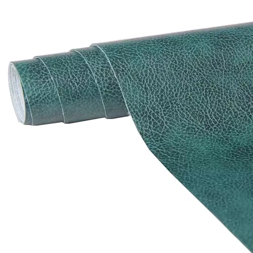 Kunstleder Selbstklebend Lederflicken-Set For Möbel, Selbstklebender Lederreparaturflicken For Autositz, Couch, Sofa, Bootssitz, Stuhl, Handtasche(Green,19.7X54.3inch) von ARHEORMUH