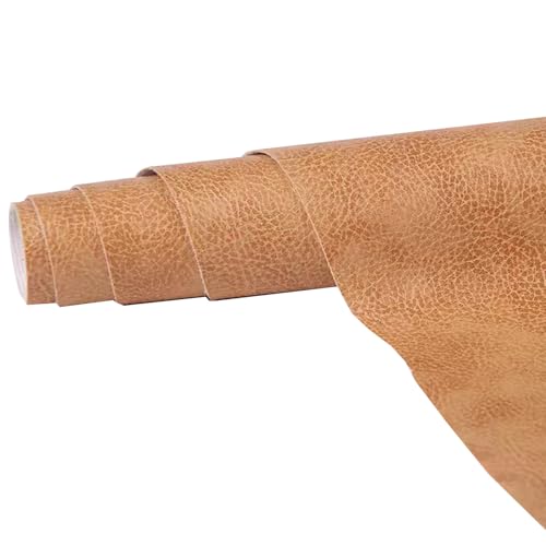 Kunstleder Selbstklebend Lederflicken-Set For Möbel, Selbstklebender Lederreparaturflicken For Autositz, Couch, Sofa, Bootssitz, Stuhl, Handtasche(Khaki,39.4X54.3inch) von ARHEORMUH
