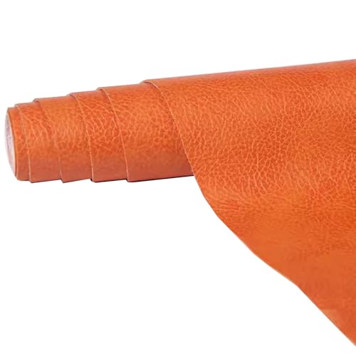 Kunstleder Selbstklebend Lederflicken-Set For Möbel, Selbstklebender Lederreparaturflicken For Autositz, Couch, Sofa, Bootssitz, Stuhl, Handtasche(Orange,39.4X54.3inch) von ARHEORMUH
