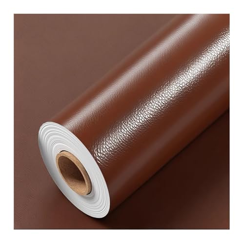 Kunstleder Selbstklebend Lederflicken for Möbel, L100cm, selbstklebender Lederreparaturflicken for Autositz, Couch, Sofa, Bootssitz, Stuhl, Handtasche(Brown,100x30cm) von ARHEORMUH