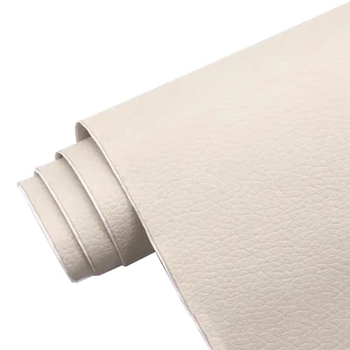 Kunstleder Selbstklebend Lederflicken for Möbel, selbstklebender Lederreparaturflicken for Autositz, Couch, Sofa, Bootssitz, Stuhl, Handtasche(Beige,200x35 cm/78.7x13.8 in) von ARHEORMUH