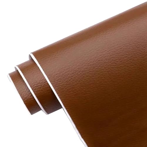 Kunstleder Selbstklebend Lederflicken for Möbel, selbstklebender Lederreparaturflicken for Autositz, Couch, Sofa, Bootssitz, Stuhl, Handtasche(Coffee,100x100 cm/39.4x39.4 in) von ARHEORMUH