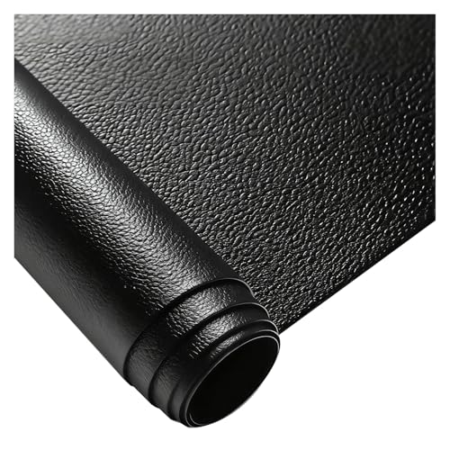 Kunstleder Selbstklebend Schwarzer Selbstklebender Reparaturflicken Aus Kunstleder, Reparaturset Aus Vinyl-PU-Leder For Möbel, Sofas, Autositze, Stühle(100x50cm) von ARHEORMUH