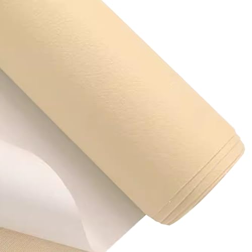 Kunstleder Selbstklebend Selbstklebendes Faux Leder Reparatur Patch, Möbel Couch Autositze Bürostühle Sofa Reparatur Patch Renoviert Patch(Beige,19.7x54.3in) von ARHEORMUH