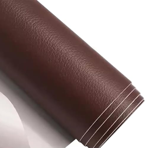 Kunstleder Selbstklebend Selbstklebendes Faux Leder Reparatur Patch, Möbel Couch Autositze Bürostühle Sofa Reparatur Patch Renoviert Patch(Brown,19.7x54.3in) von ARHEORMUH
