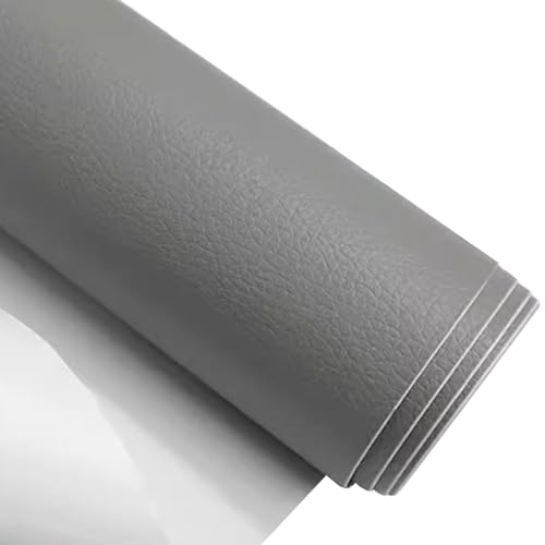 Kunstleder Selbstklebend Selbstklebendes Faux Leder Reparatur Patch, Möbel Couch Autositze Bürostühle Sofa Reparatur Patch Renoviert Patch(Dark grey,19.7x54.3in) von ARHEORMUH