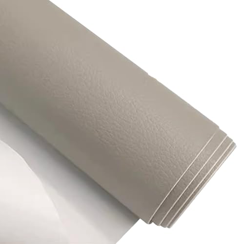 Kunstleder Selbstklebend Selbstklebendes Faux Leder Reparatur Patch, Möbel Couch Autositze Bürostühle Sofa Reparatur Patch Renoviert Patch(Grey,19.7x54.3in) von ARHEORMUH