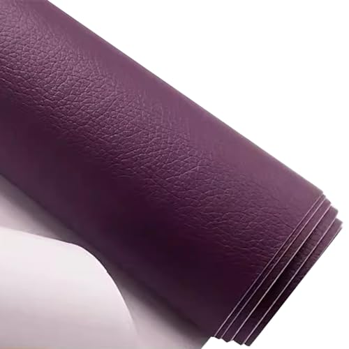 Kunstleder Selbstklebend Selbstklebendes Faux Leder Reparatur Patch, Möbel Couch Autositze Bürostühle Sofa Reparatur Patch Renoviert Patch(Purple,19.7x54.3in) von ARHEORMUH