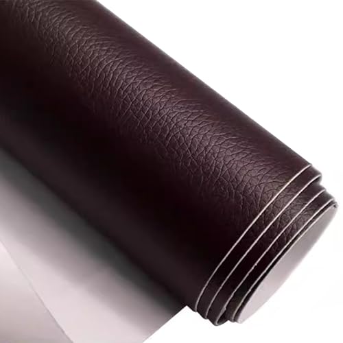Kunstleder Selbstklebend Selbstklebendes Faux Leder Reparatur Patch, Möbel Couch Autositze Bürostühle Sofa Reparatur Patch Renoviert Patch(Reddish brown,19.7x54.3in) von ARHEORMUH