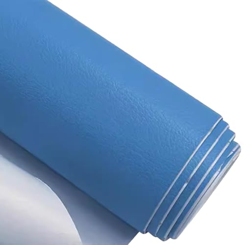 Kunstleder Selbstklebend Selbstklebendes Faux Leder Reparatur Patch, Möbel Couch Autositze Bürostühle Sofa Reparatur Patch Renoviert Patch(Sky blue,39.4x54.3in) von ARHEORMUH