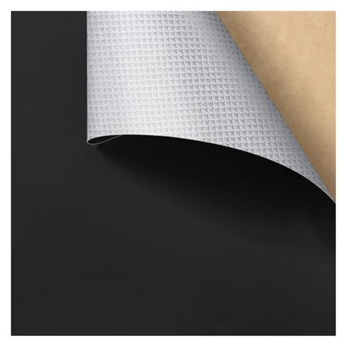Kunstleder Selbstklebend Selbstklebendes Reparaturpflaster Aus PU-Leder, Lederreparaturband Mit Litschi-Texturoberfläche For Möbel, Vinyl-Reparaturset For Autositze(Black,19.7X26.8inch) von ARHEORMUH