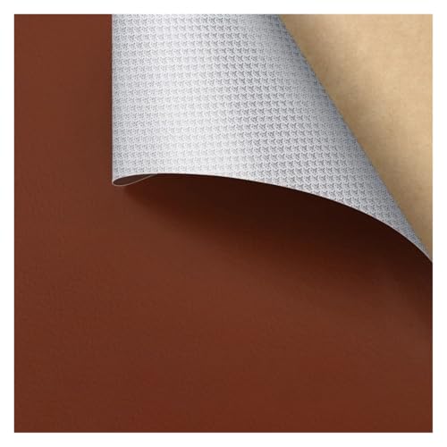 Kunstleder Selbstklebend Selbstklebendes Reparaturpflaster Aus PU-Leder, Lederreparaturband Mit Litschi-Texturoberfläche For Möbel, Vinyl-Reparaturset For Autositze(Light brown,19.7X26.8inch) von ARHEORMUH