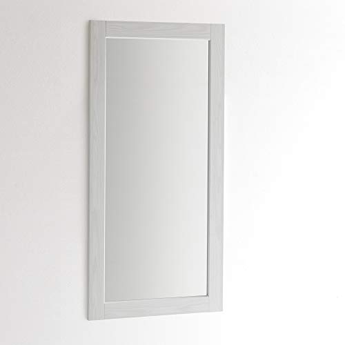 ARHome Wandspiegel, 120 x 60 cm, Esche Weiß, Spiegel, Made in Italy von ARHome