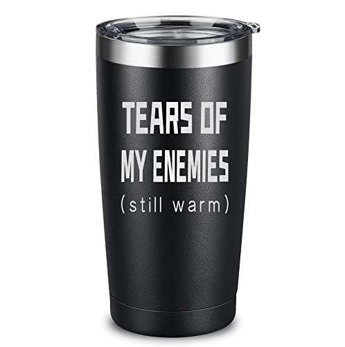 ARIABLE Tears Of My Enemies – Bestes Geschenk für Männer, Ihn, Vater, Ehemann, Sohn, Freund, Kollegen, Chef – perfektes sarkastisches Geburtstagsgeschenk – Militärgeschenk für Veteranen – 590 ml ARIABLE Tears Of My Enemies – Bestes Geschenk für Männer, Ihn, Vater, Ehemann, Sohn, Freund, Kollegen, Chef – perfektes sarkastisches Geburtstagsgeschenk – Militärgeschenk für Veteranen – 590 ml von ARIABLE
