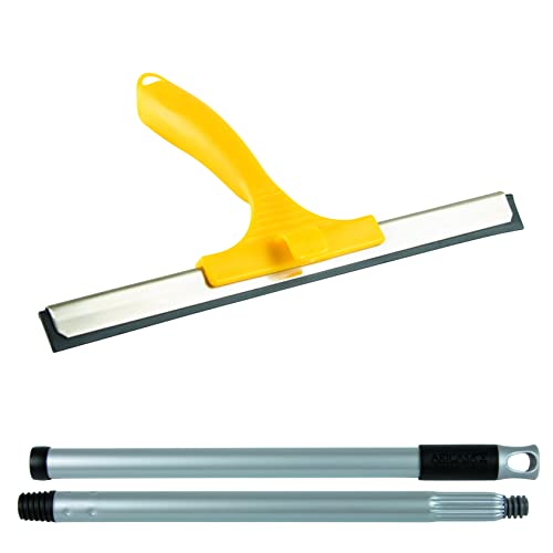 Aricasa Home Prodcuts 311/702 Scheibenwischer mit verstärktem Gummiprofil 25 cm mit Stiel, 2 Stück Aricasa Home Prodcuts 311/702 Scheibenwischer mit verstärktem Gummiprofil 25 cm mit Stiel, 2 Stück von ARICASA